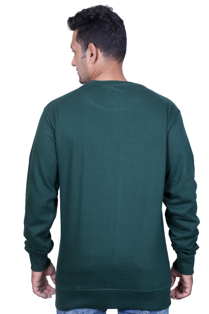 Tees Fashion Green Plain SweatShirt
