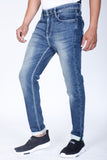 UCB Mens Clean Look Light Faded Slim Fit Blue Jeans