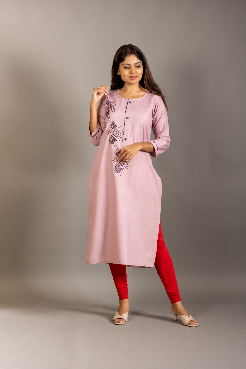 low-cost Embroidered Kurta for Women