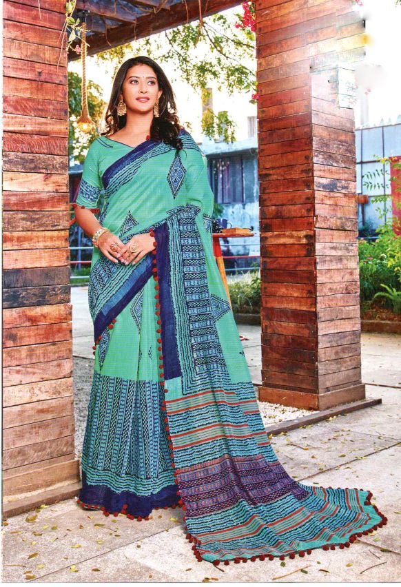 Get the best material Casual Sarees here