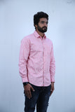 Huginn and Muninn Pink Printed Full Sleeve Shirt