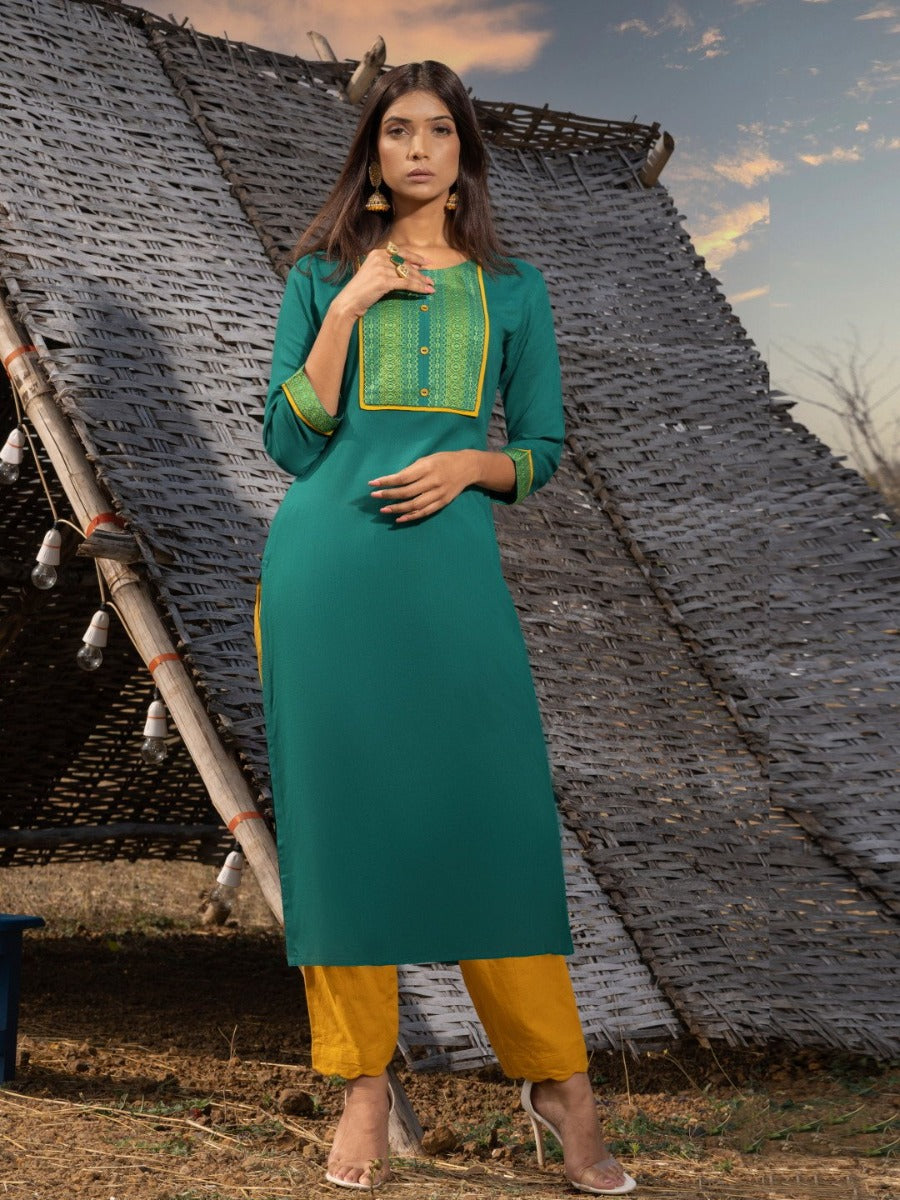 High - Quality With Straight Kurta for Women here 